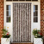 Perdea pentru insecte, bej și maro deschis, 100x200 cm Chenille GartenMobel Dekor