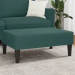 Taburet, verde închis, 77x55x31 cm, catifea GartenMobel Dekor