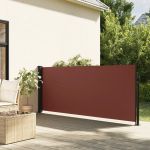 Copertină laterală retractabilă, maro, 120x300 cm GartenMobel Dekor