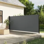 Copertină laterală retractabilă, antracit, 160x500 cm GartenMobel Dekor