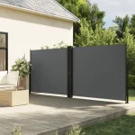 Copertină laterală retractabilă, antracit, 180x600 cm GartenMobel Dekor