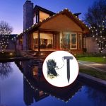 Decorațiune de Crăciun instalație lumini solare cu LED-uri, alb cald GartenMobel Dekor
