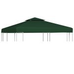 Copertină rezervă acoperiș pavililion, verde, 3x3 m, 310 g/m² GartenMobel Dekor