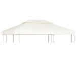 Copertină rezervă acoperiș pavilion, alb crem, 3x4 m, 310 g/m² GartenMobel Dekor