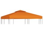 Copertină rezervă acoperiș pavilion portocaliu 3x3 m 310 g/m² GartenMobel Dekor