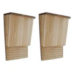 Căsuțe pentru lilieci 22 x 12 x 34 cm (2 buc) GartenMobel Dekor