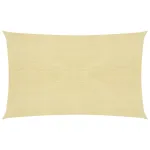 Pânză parasolar, bej, 2,5x4,5 m, HDPE, 160 g/m² GartenMobel Dekor