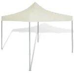 41463  Cream Foldable Tent 3 x 3 m GartenMobel Dekor