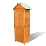 Dulap depozitare de grădină, maro, 42,5 x 64 x 190 cm GartenMobel Dekor