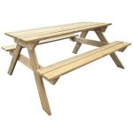 Masă de picnic, 150 x 135 x 71,5 cm, lemn GartenMobel Dekor
