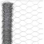 Nature Plasă din sârmă, 0,5 x 2,5 m, oțel galvanizat, 25 mm, hexagonal GartenMobel Dekor