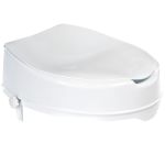 RIDDER Scaun de toaletă cu capac, alb, 150 kg, A0071001 GartenMobel Dekor