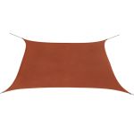 Parasolar din țesătură oxford, pătrat, 3,6 x 3,6 m, cărămiziu  GartenMobel Dekor