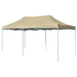 42507  Foldable Tent Pop-Up 3x6 m Cream White GartenMobel Dekor