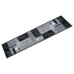 Covor de bucătărie lavabil Wine, gri, 60x300 cm, catifea GartenMobel Dekor