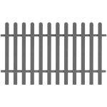 Gard din șipci, 200 x 120 cm, WPC GartenMobel Dekor