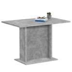 FMD Masă de bucătărie, gri beton, 110 cm GartenMobel Dekor
