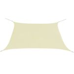 Parasolar din material textil oxford, pătrat, 2 x 2 m, crem GartenMobel Dekor