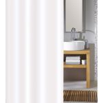 430283 Kleine Wolke Shower Curtain "Phoenix" 180x200 cm White GartenMobel Dekor