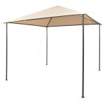 Foișor pavilion cort, baldachin, 3x3 m oțel, bej GartenMobel Dekor