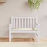 Pernă de bancă de grădină, crem, 120x50x3 cm, textil oxford GartenMobel Dekor