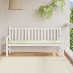 Pernă de bancă de grădină, crem, 180x50x3 cm, textil oxford GartenMobel Dekor