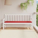 Pernă de bancă de grădină, roșu, 180x50x3 cm, textil oxford GartenMobel Dekor