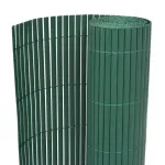 Gard de grădină cu două fețe, verde, 90 x 300 cm, PVC GartenMobel Dekor
