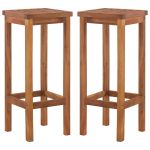 Scaune de bar, 2 buc., lemn masiv de acacia GartenMobel Dekor