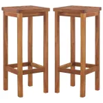 Scaune de bar, 2 buc., lemn masiv de acacia GartenMobel Dekor
