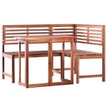 Set mobilier bistro, 2 piese, lemn masiv de acacia  GartenMobel Dekor