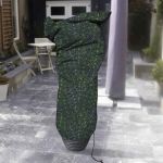 Capi Husă pentru plante, imprimeu negru și verde, mare, 150x250 cm, GartenMobel Dekor