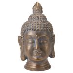 ProGarden Decorațiune Cap de Buddha, 31x29x53,5 cm GartenMobel Dekor