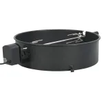 Set de rotisor cu inel pentru grătar, negru, 57 cm GartenMobel Dekor