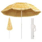 Umbrelă de plajă, natural, 300 cm, stil hawaiian GartenMobel Dekor
