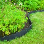 Nature Borduri de grădină, 0,13 x 12 m, 3 mm, negru GartenMobel Dekor