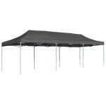Cort de petrecere pliabil, antracit, 3 x 9 m GartenMobel Dekor