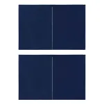 Perete lateral cort petrecere, 2 buc., albastru, PE, cu fermoar GartenMobel Dekor