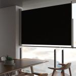 Copertină laterală retractabilă, negru, 160 x 300 cm     GartenMobel Dekor
