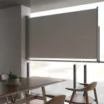 Copertină laterală retractabilă de terasă, gri, 140 x 300 cm GartenMobel Dekor