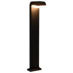 Lampă LED pentru exterior, negru, 9 W, oval GartenMobel Dekor