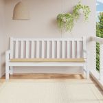 Pernă de bancă de grădină, bej, 200x50x3 cm, textil oxford GartenMobel Dekor