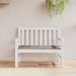 Pernă de bancă de grădină gri taupe, 120x50x3 cm, textil oxford GartenMobel Dekor