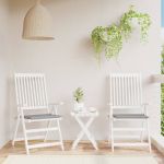 Perne scaune de grădină 2 buc. gri 50x50x3 cm țesătură Oxford GartenMobel Dekor