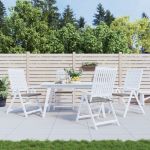 Perne scaune grădină 4 buc. gri 40x40x3 cm țesătură Oxford GartenMobel Dekor
