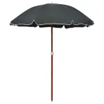 Umbrelă de soare cu stâlp din oțel, antracit, 180 cm GartenMobel Dekor