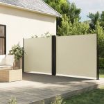 Copertină laterală retractabilă, crem, 160x1200 cm GartenMobel Dekor