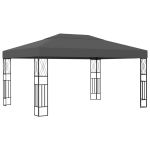 Pavilion, antracit, 3 x 4 m, material textil GartenMobel Dekor