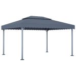 Pavilion, antracit, 400 x 300 cm, aluminiu GartenMobel Dekor