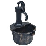 Fântână de apă de grădină cu butoi, cu pompă GartenMobel Dekor